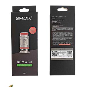 סלילים לסיגריה אלקטרונית רב פעמית סמוק דגם SMOK RPM 3 C COIL MESHED 0.23