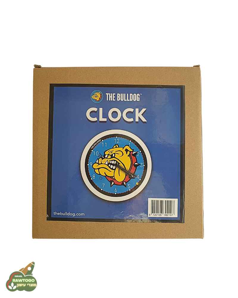 שעון חברת בולדוג מעוצב בלוגו בולדוג