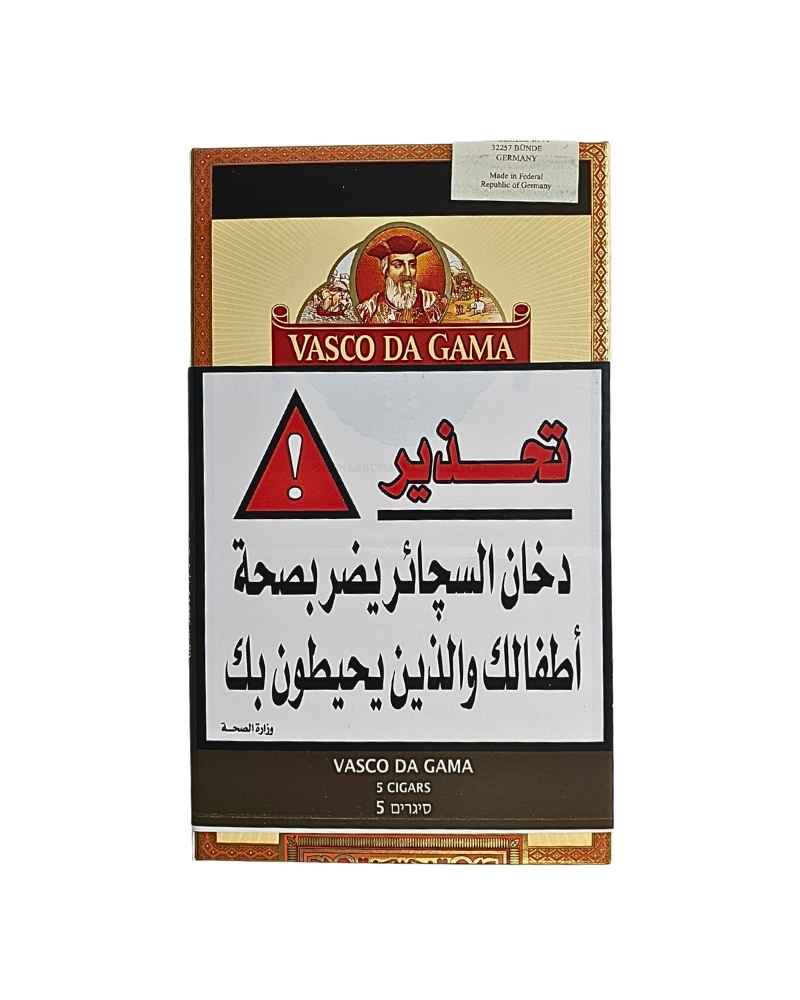 סיגרים ואסקו דה גאמה דגם סמטרה מכיל 5 סיגרים חברת VASCO DA GAMA SUMATRA