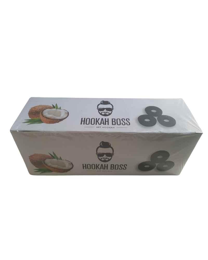 גחלים לנרגילה הוקה בוס מקוקוס 1 קילו HOOKAH BOSS