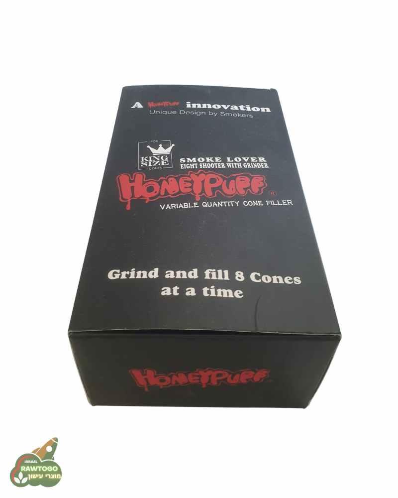גריינדר ממלא 8 קונוסים קינג סייז HoneyPuff Grinder