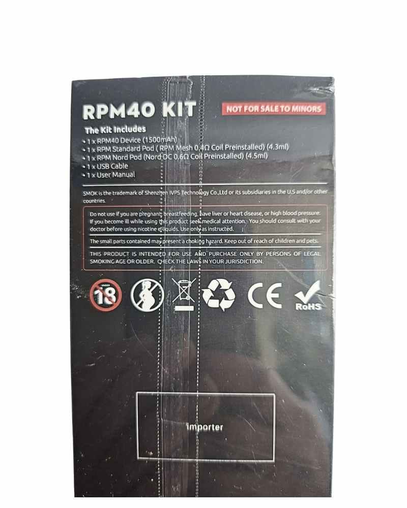 וופורייזר SMOK RPM40 Pod Mod Kit – השילוב המושלם בין עוצמה לנוחות