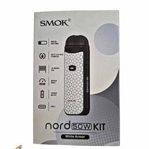 ערכת SMOK Nord 50W Kit – עוצמה פוגשת עמידות בעיצוב White Armor יוקרתי