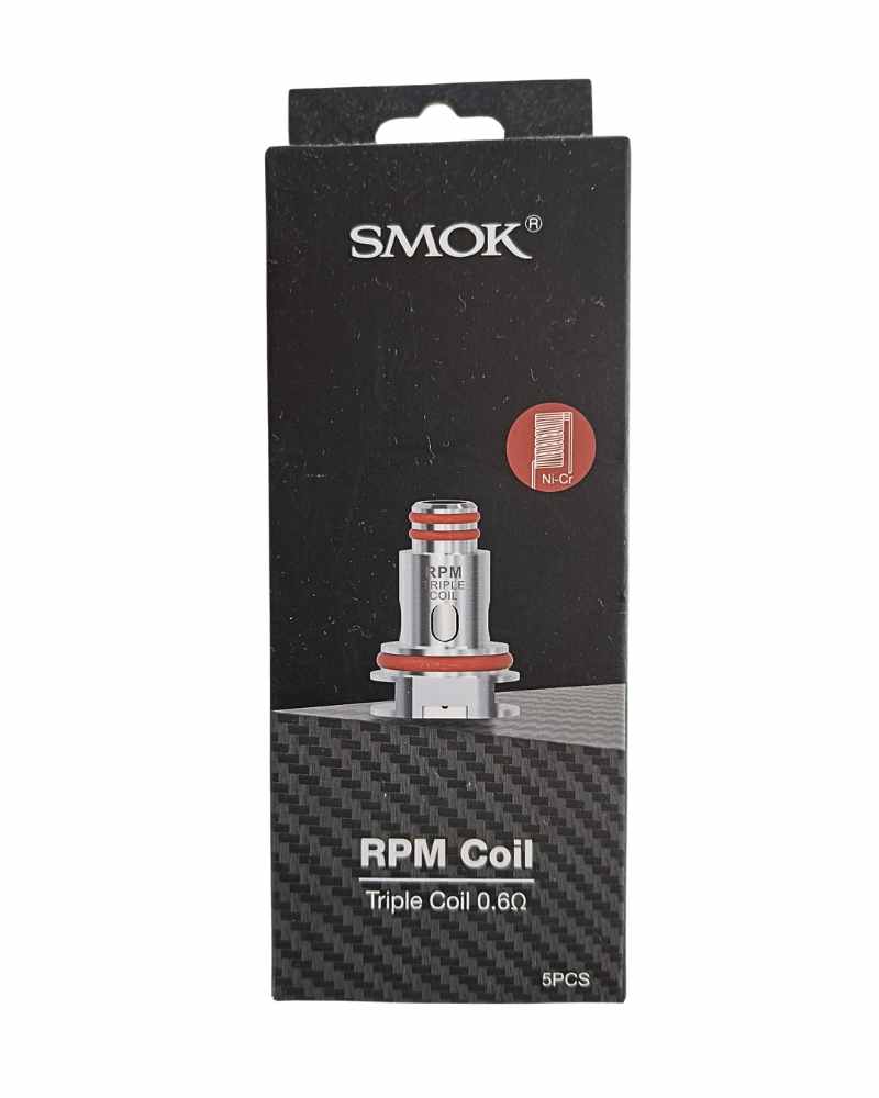 חבילת סלילים SMOK RPM Coil Triple 0.6Ω (5 יחידות) – קוילים מקוריים למערכות פוד