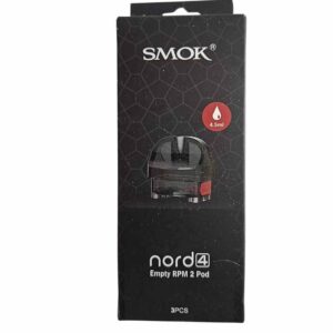 מארז מחסניות ריקות SMOK Nord 4 Empty RPM 2 Pod (נפח 4.5 מ"ל – 3 יחידות)