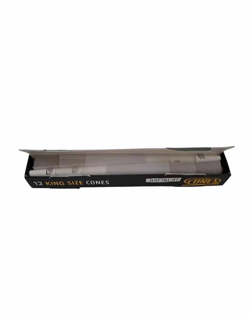מארז קונוסים מוכנים לגלגול Cones King Size – קופסת 12 קונוסים מקוריים למילוי מהיר