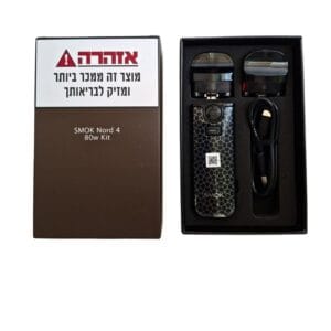 ערכת סיגריה אלקטרונית SMOK Nord 4 Pod Kit 80W – דגם Black Armor