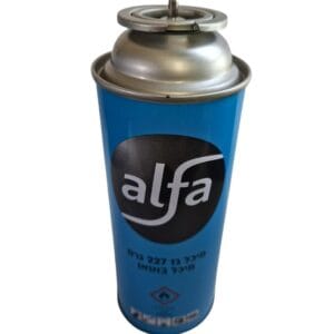 מיכל גז בוטאן ALFA 227 גרם לכיריים ניידות, מבערים ומציתים